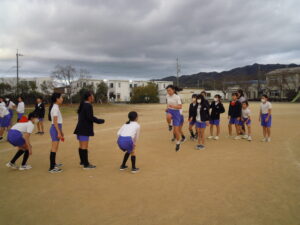 朝の体操（大なわ）