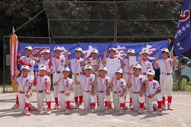 県学童軟式野球大会優勝おめでとう！