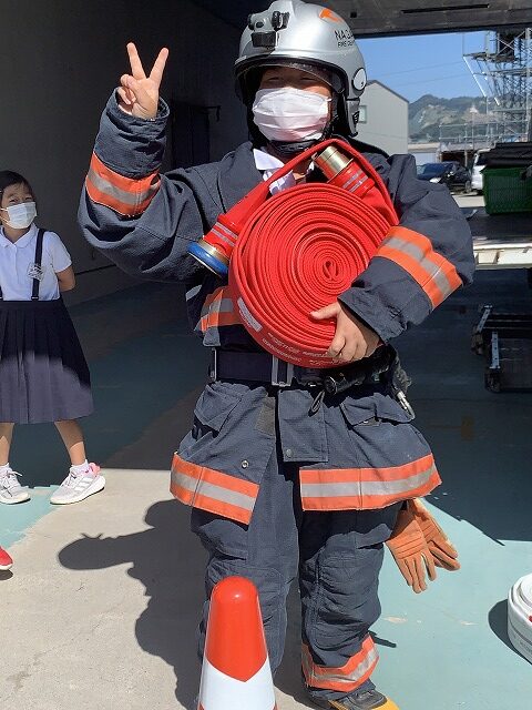 那賀消防署へ見学に行きました！