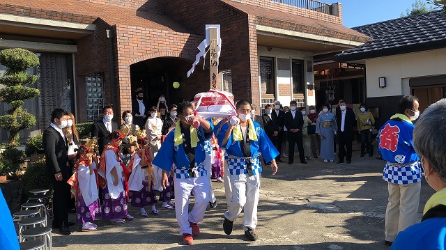 名手八幡神社秋季例大祭渡御式