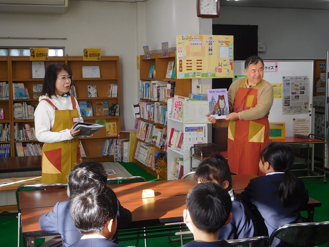 2025年3月12日　ひばりさんの読み聞かせ（低学年）