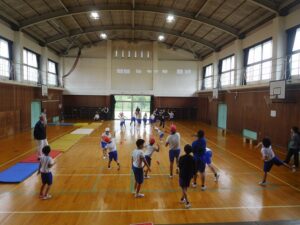 2025年5月9日　朝のすこやかタイム（的当て）