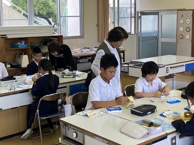 2025年6月3日　手縫いボランティア（5・6年生）