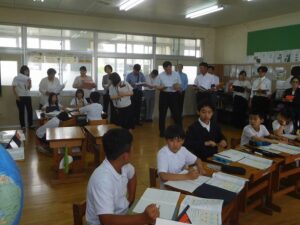 2025年7月3日　教育委員会による学校訪問
