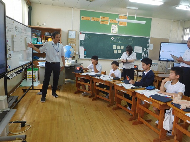 2025年7月3日 教育委員会による学校訪問