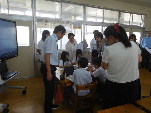2025年7月3日 教育委員会による学校訪問