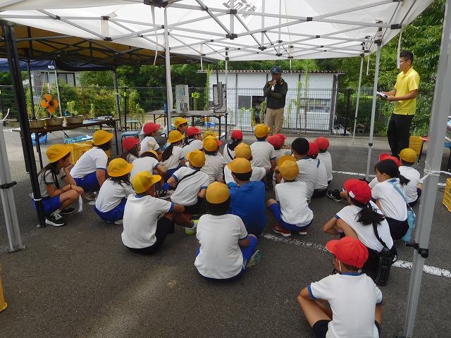 2025年7月14日 高野口小学校との交流授業(4・5年生)
