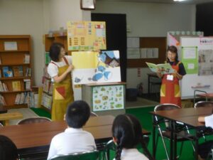 2025年9月17日　ひばりさんの読み聞かせ（高）