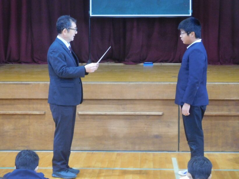 2025年12月24日　2学期終業式