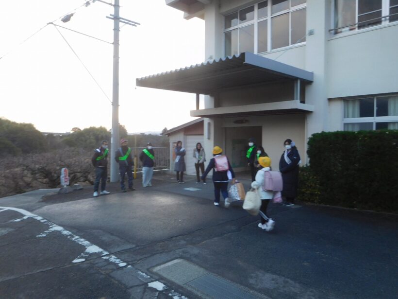 2026年1月8日　声かけ運動・セーフティネット・3学期始業式