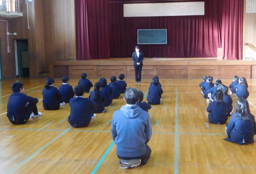 2026年1月8日　声かけ運動・セーフティネット・3学期始業式