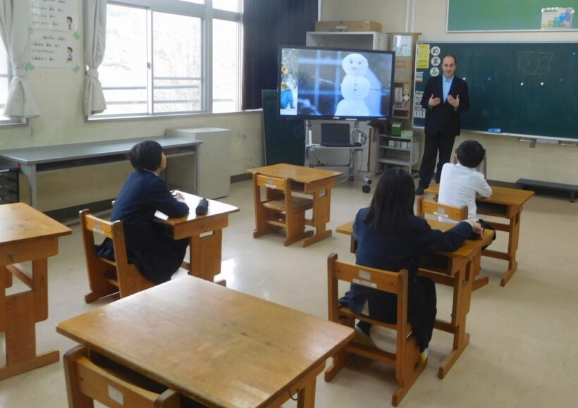 2026年1月15日　ALTジェフ先生来校