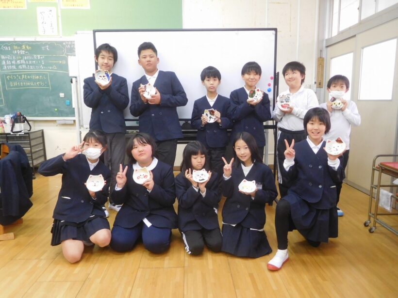 2026年3月　猫の小皿完成！（4～6年生）