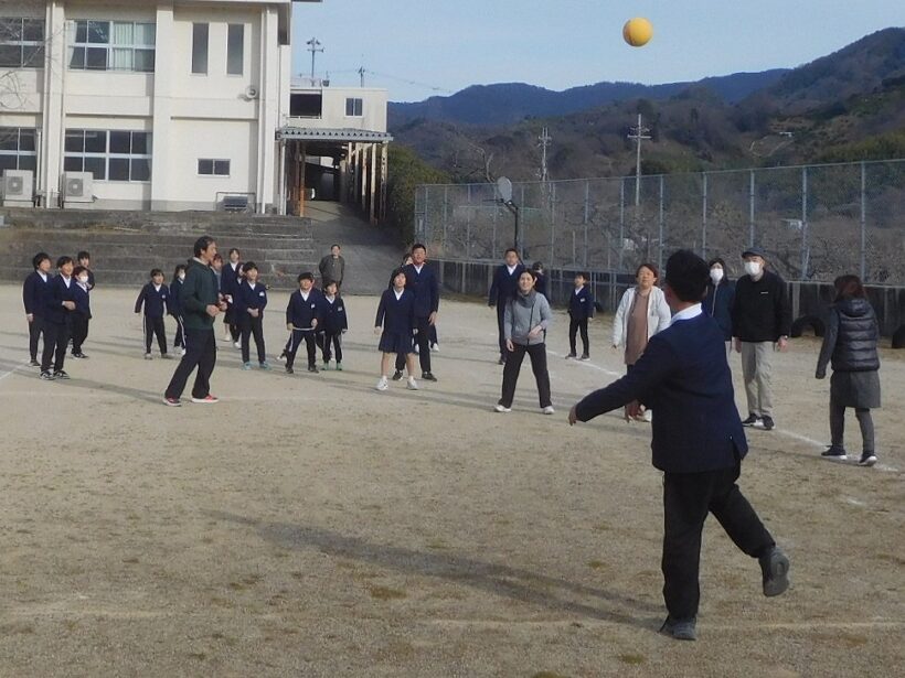 2026年3月13日　全校ドッジボール（すこやかタイム）