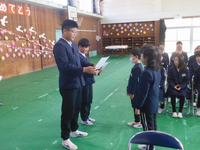 2026年3月16日　表彰・卒業式練習