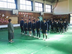 2026年3月16日　表彰・卒業式練習
