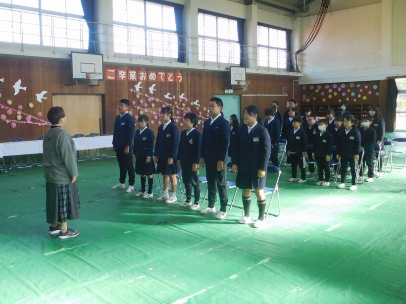 2026年3月16日　表彰・卒業式練習