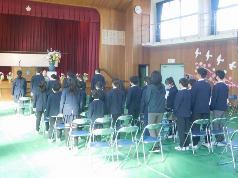 2026年3月16日　表彰・卒業式練習