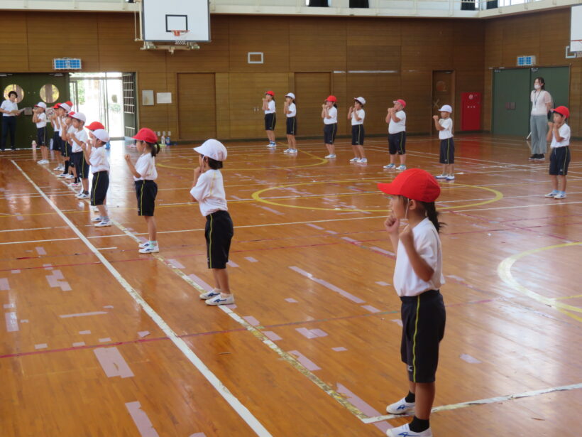 運動会練習（低学年）