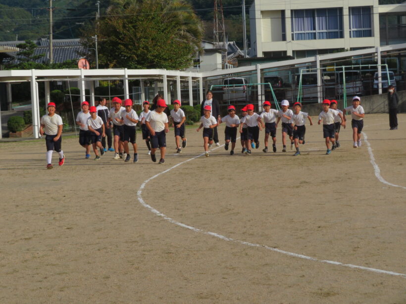 朝の運動（マラソン）