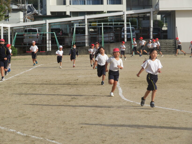 朝の運動（マラソン）