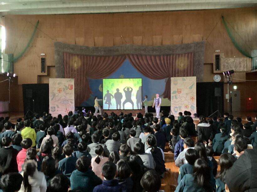 粉河小学校との交流会