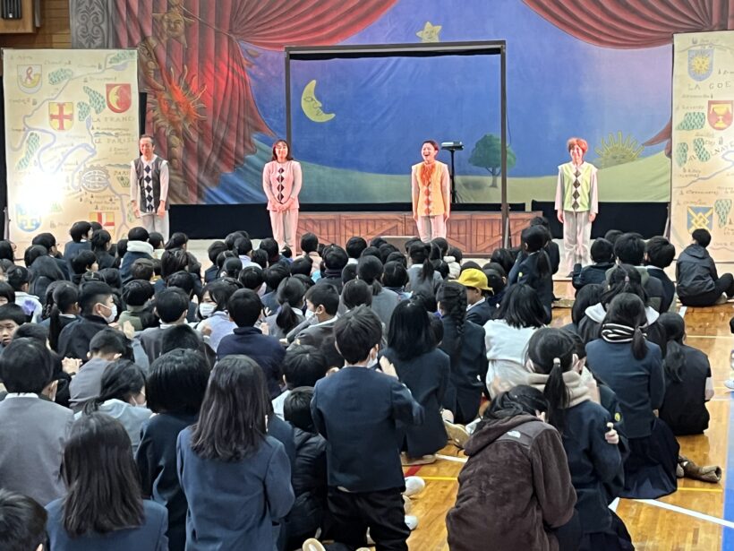 粉河小学校との交流会