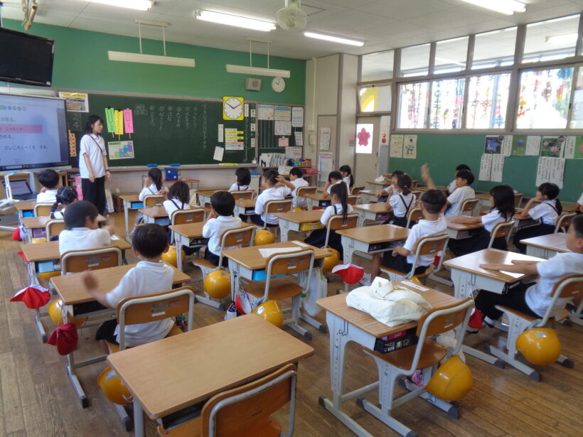 粉河小学校との交流会