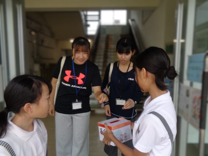 学生ボランティアありがとうございました。