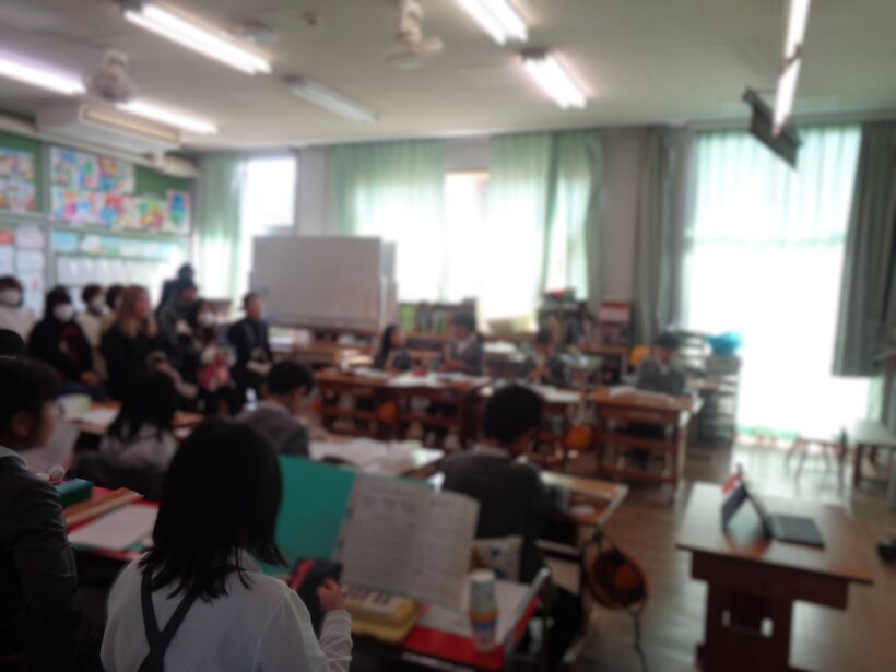 授業参観～1年間の成長～