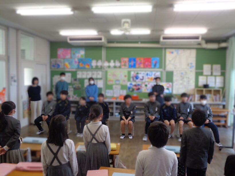 卒業にむけて～１・２年生とのお別れ会～