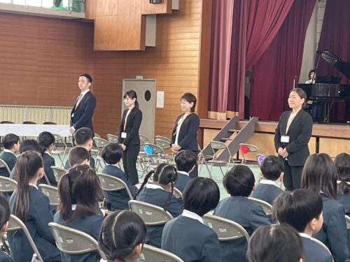 令和７年度、新任式・始業式