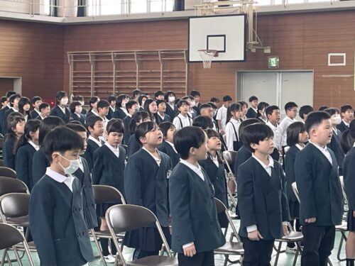 令和７年度、新任式・始業式