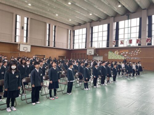 令和７年度、新任式・始業式