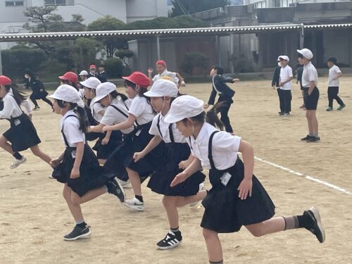 朝のトレーニング