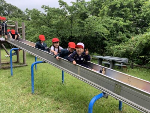 秋葉公園へ(1年)