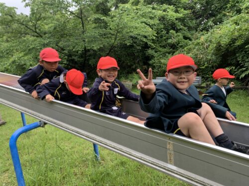 秋葉公園へ(1年)