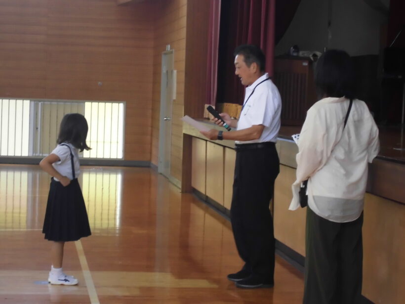 １学期終業式