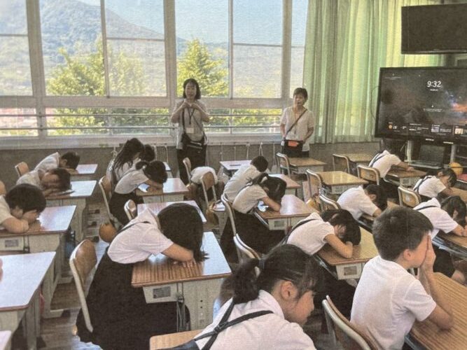 川原小学校との交流会
