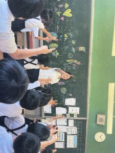 川原小学校との交流会