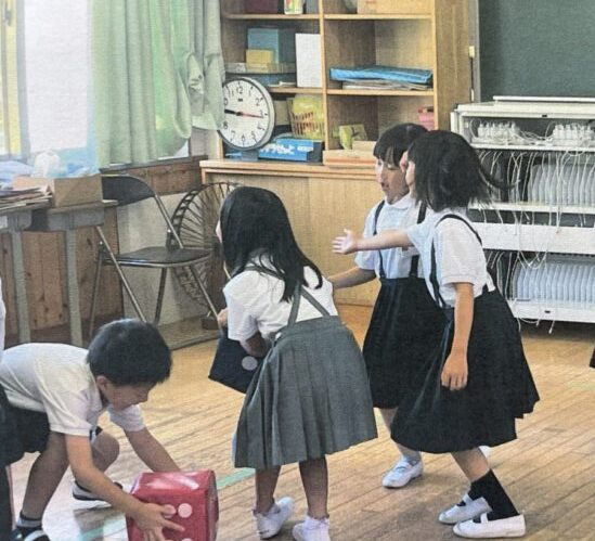 川原小学校との交流会