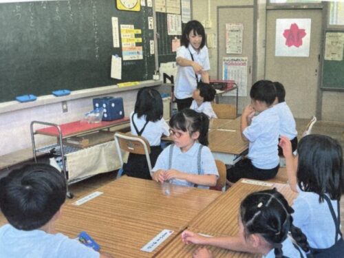 川原小学校との交流会