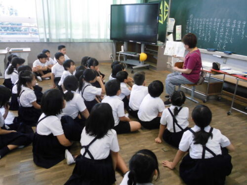 登校日（平和学習）