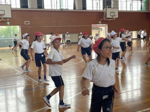 運動会の練習