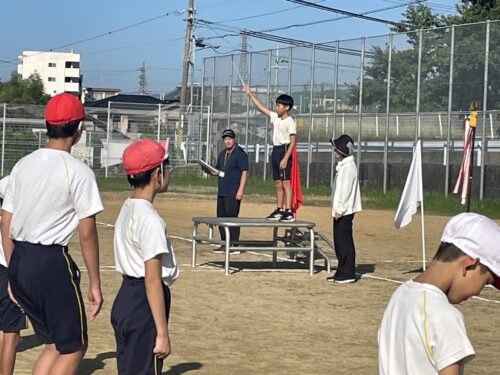 運動会の練習
