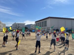 運動会の練習