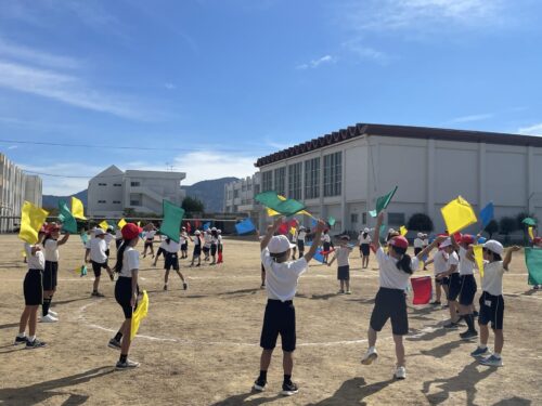 運動会の練習
