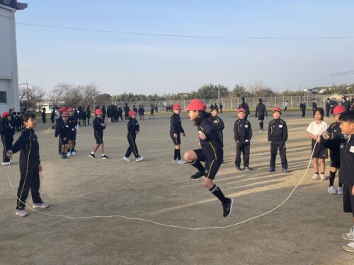 朝トレ「おおなわ」