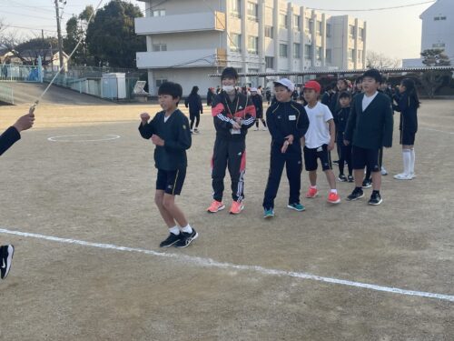 朝トレ「おおなわ」