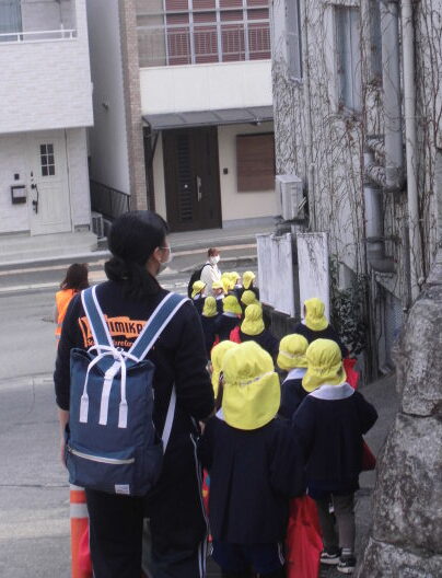 １年生と保育園との交流会（１年）